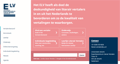 Desktop Screenshot of literairvertalen.org